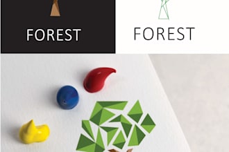 design custom polygonal or geometric logo in 24hrs