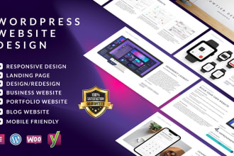 build a mobile responsive wordpress website design for your business