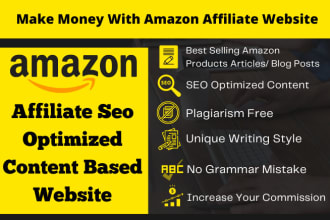 write high quality amazon affiliate article with best seller product
