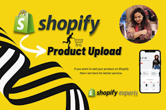 add product or product upload on shopify store