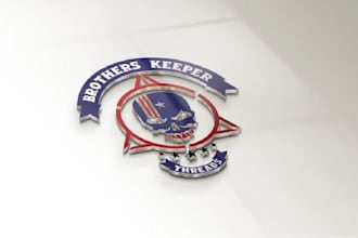design, skull, tactical military, army, badge logo for you