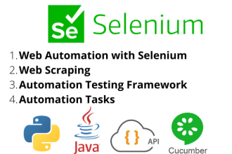 web automation tasks and scrape data using python and selenium