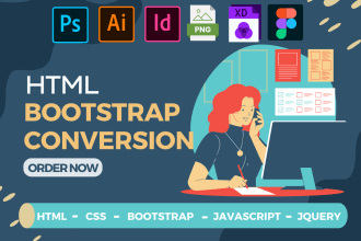 do psd to html conversion for you