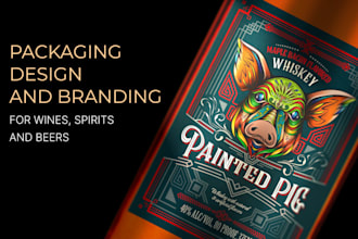 create packaging design and branding for wines spirits and beers