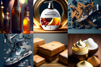 do 3d product packaging and label design mockup