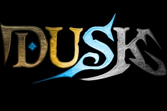 create a personalized text logo like this