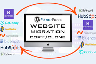 do wordpress backup and migration from server to server and fix website bugs