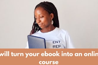 turn your ebook into an online course