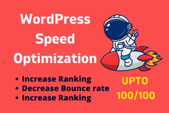 do wordpress website speed optimization, google page speed