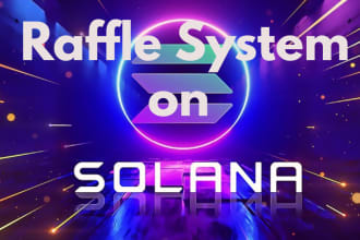 create raffle system on solana blockchain