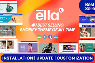 install, update, and customize shopify ella theme