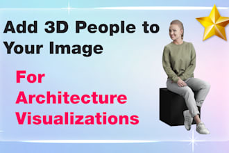 add 3d people to your render
