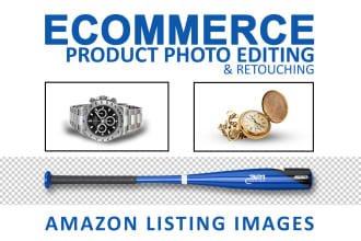 do product photo editing and retouch product for ecommerce