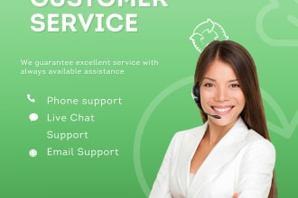 provide email, live chat, and phone support to your customer