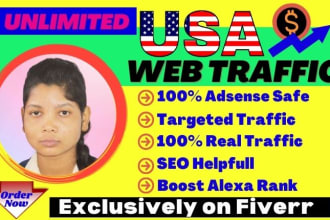 send organic human and real web traffic to your website