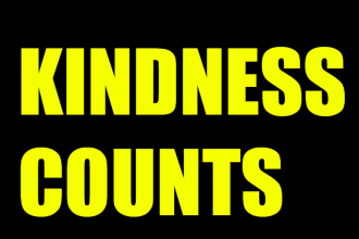 do a random act of kindness and spread happiness