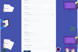 develop timesheet app for external staff using ms forms and power automate