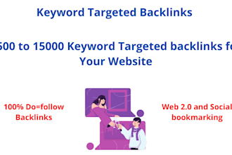 create keyword targeted backlinks for your website
