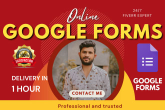 build a smart and stunning google form or questionnaire in 24h