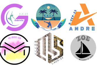 design bar and bat mitzvah logo