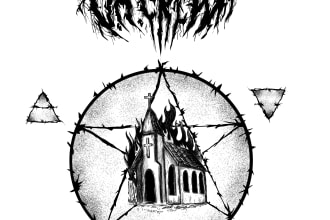 draw detailed dark, horor, punk, rock and hardcore