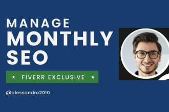 provide a monthly SEO service
