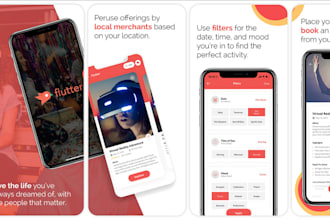 design app screenshots for app store and play store