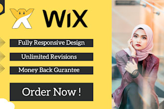 design professional wix website or redesign wix website