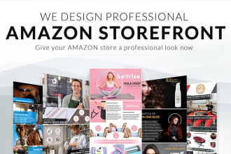 design a luxury amazon storefront for your amazon brand