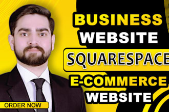 design or redesign a professional squarespace website