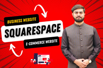 design or redesign a professional squarespace website