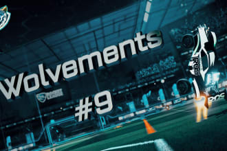 create a professional rocket league thumbnail