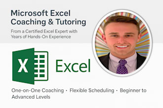 coach or help you complete anything in microsoft excel
