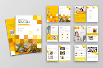 design a brochure, booklet, product catalog print or digital