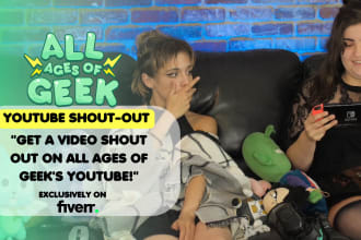 shout out your product on my 140k youtube channel