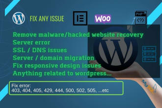 troubleshoot your wordpress website