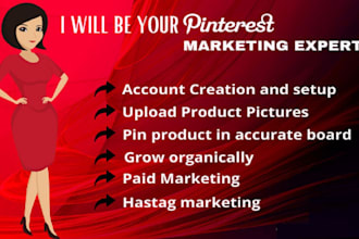 be your pinterest marketing and management expert