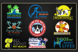 design creative logo for pet, store, pet store