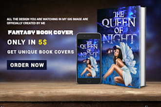 design unique book cover ebook cover