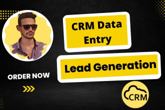 collect contact list,b2b email,crm data entry,lead generation,web research
