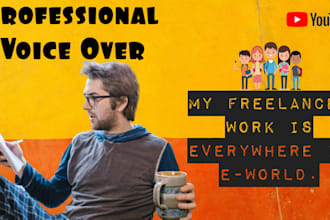 provide you best professional american voice over