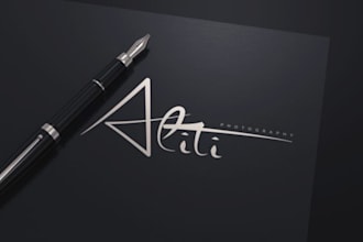design elegant or signature luxury logo