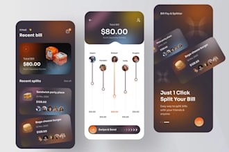 design creative web and mobile UI UX mockups