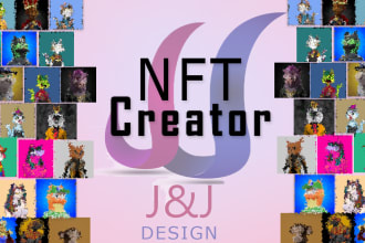 create custom 3d nft art and semi realistic collection