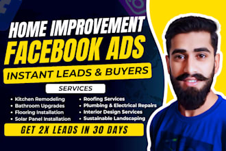 setup meta lead generation ads for home improvement facebook ads campaign expert
