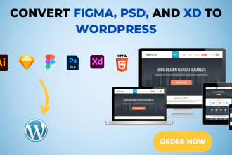 convert figma to wordpress or figma to elementor pro
