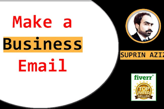 make a business email using zoho or google