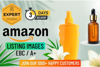 design unique and professional amazon listing images