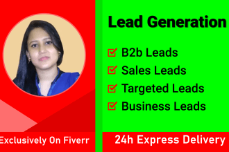 do b2b leads, business leads, targeted leads and sales leads