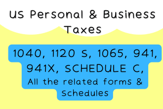 efile US tax returns personal corporate business 1040 1120 1120s 5472 1065
